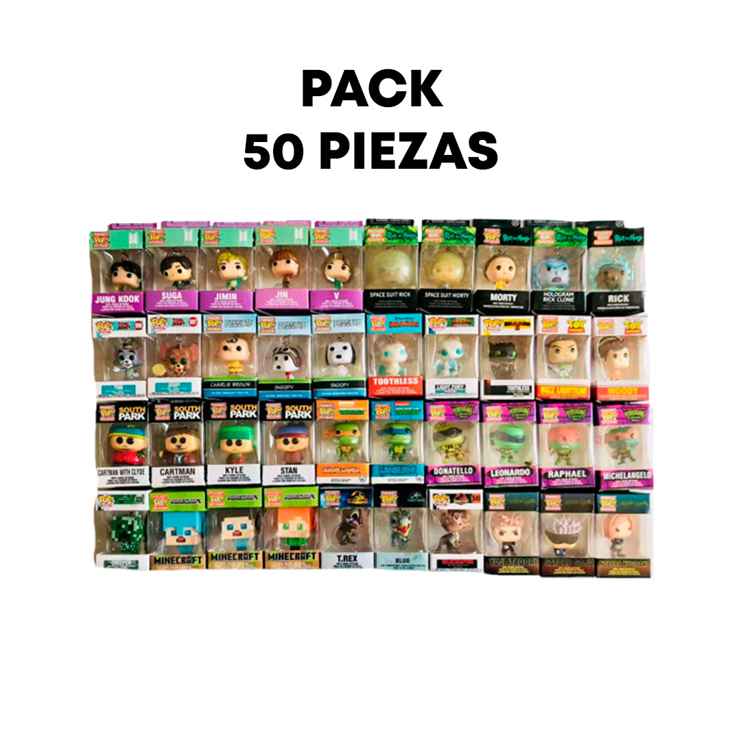 Llaveros Funko Pop Pack 10 piezas (1.1)